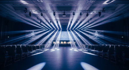 Modern Corporate Business Interior and Technology Environment.の写真素材