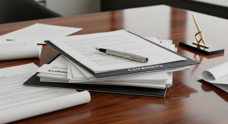 Modern Corporate Business Interior and Technology Environment.