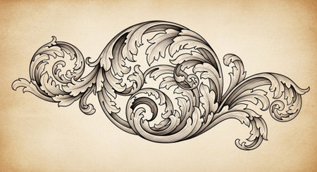 Elegant Decorative Background and Artistic Design Elements Collection.