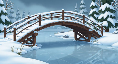 Cute Animal Cartoon Nature Scene.の写真素材