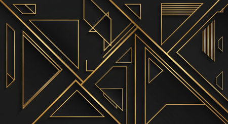 Luxury award ceremony stage background with golden spotlights, red carpet, crown, podium and elegant theater lighting.の写真素材