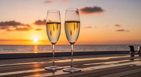 Luxury award ceremony stage background with golden spotlights, red carpet, crown, podium and elegant theater lighting.の写真素材