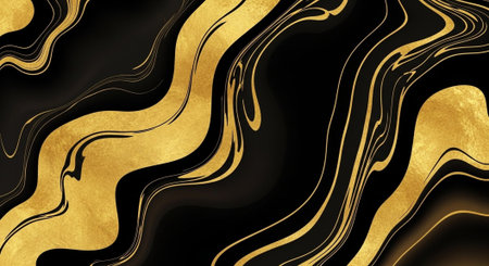 Luxury award ceremony stage background with golden spotlights, red carpet, crown, podium and elegant theater lighting.の写真素材