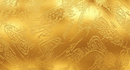 Luxury award ceremony stage background with golden spotlights, red carpet, crown, podium and elegant...