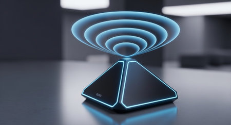 Futuristic Digital Technology Network and Artificial Intelligence Data Communication Background.