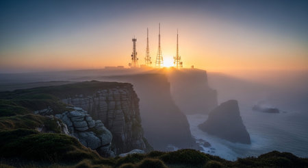 Futuristic Digital Technology Network and Artificial Intelligence Data Communication Background.