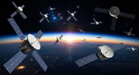 Futuristic Digital Technology Network and Artificial Intelligence Data Communication Background.