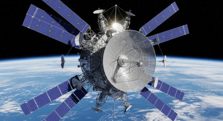 Futuristic Digital Technology Network and Artificial Intelligence Data Communication Background.