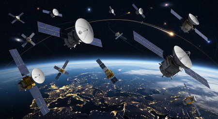 Futuristic Digital Technology Network and Artificial Intelligence Data Communication Background.