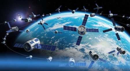 Futuristic Digital Technology Network and Artificial Intelligence Data Communication Background.