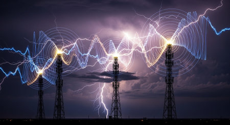 Futuristic Digital Technology Network and Artificial Intelligence Data Communication Background.