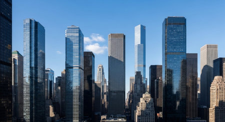 Futuristic Smart City Skyline with Neon Lights and Advanced Transportation Technology.