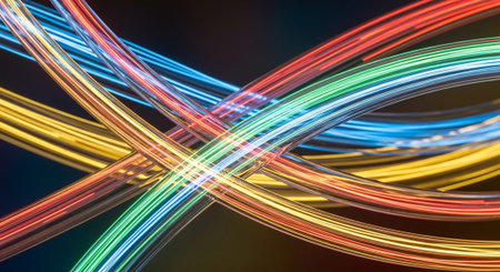 Futuristic Digital Technology Network and Artificial Intelligence Data Communication Background.