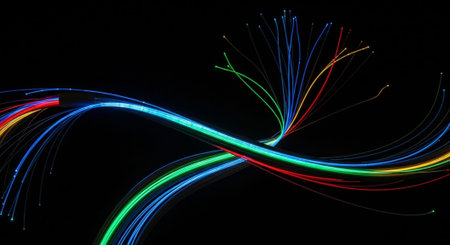 Futuristic Digital Technology Network and Artificial Intelligence Data Communication Background.の写真素材