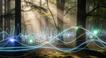 Futuristic Digital Technology Network and Artificial Intelligence Data Communication Background.
