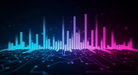 Futuristic Digital Technology Network and Artificial Intelligence Data Communication Background.