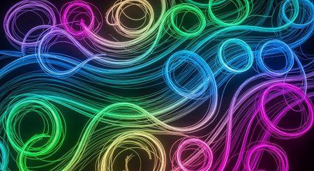 Futuristic Digital Technology Network and Artificial Intelligence Data Communication Background.