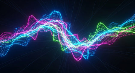 Futuristic Digital Technology Network and Artificial Intelligence Data Communication Background.