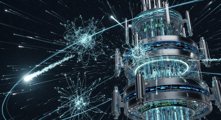 Futuristic Digital Technology Network and Artificial Intelligence Data Communication Background.