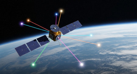 Futuristic Digital Technology Network and Artificial Intelligence Data Communication Background.