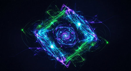 Futuristic Digital Technology Network and Artificial Intelligence Data Communication Background.