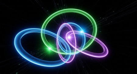 Futuristic Digital Technology Network and Artificial Intelligence Data Communication Background.