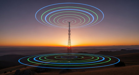 Futuristic Digital Technology Network and Artificial Intelligence Data Communication Background.の写真素材