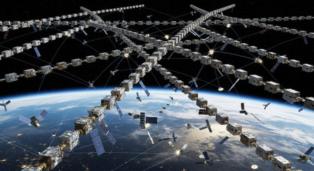 Futuristic Digital Technology Network and Artificial Intelligence Data Communication Background.