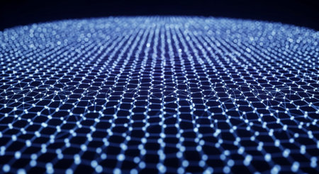 Futuristic Digital Technology Network and Artificial Intelligence Data Communication Background.の写真素材