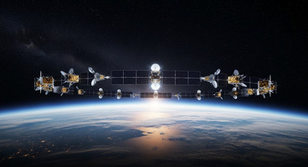 Futuristic Digital Technology Network and Artificial Intelligence Data Communication Background.