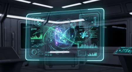 Futuristic Digital Technology Network and Artificial Intelligence Data Communication Background.