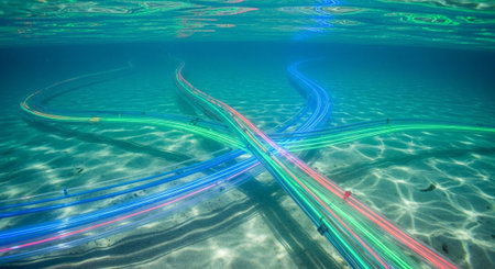 Futuristic Digital Technology Network and Artificial Intelligence Data Communication Background.