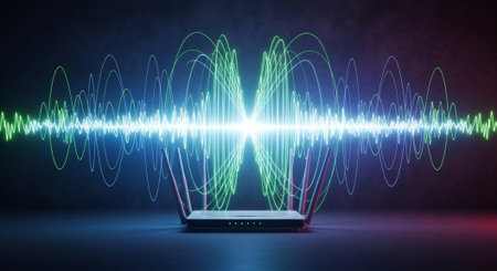 Futuristic Digital Technology Network and Artificial Intelligence Data Communication Background.
