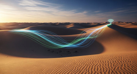 Futuristic Digital Technology Network and Artificial Intelligence Data Communication Background.の写真素材