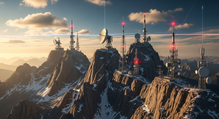 Futuristic Digital Technology Network and Artificial Intelligence Data Communication Background.