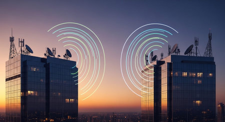 Futuristic Digital Technology Network and Artificial Intelligence Data Communication Background.