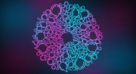 Futuristic Digital Technology Network and Artificial Intelligence Data Communication Background.