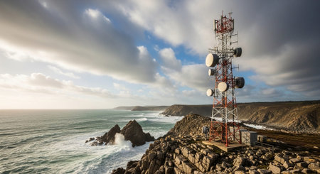 Futuristic Digital Technology Network and Artificial Intelligence Data Communication Background.