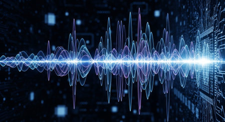 Futuristic Digital Technology Network and Artificial Intelligence Data Communication Background.