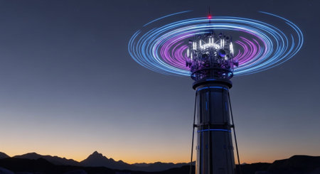 Futuristic Digital Technology Network and Artificial Intelligence Data Communication Background.