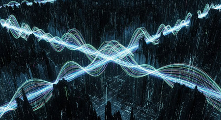 Futuristic Digital Technology Network and Artificial Intelligence Data Communication Background.