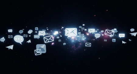 Futuristic Digital Technology Network and Artificial Intelligence Data Communication Background.の写真素材