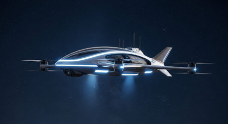 Futuristic Digital Technology Network and Artificial Intelligence Data Communication Background.