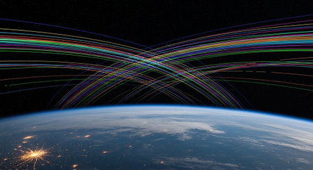 Futuristic Digital Technology Network and Artificial Intelligence Data Communication Background.