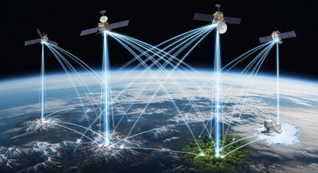 Futuristic Digital Technology Network and Artificial Intelligence Data Communication Background.