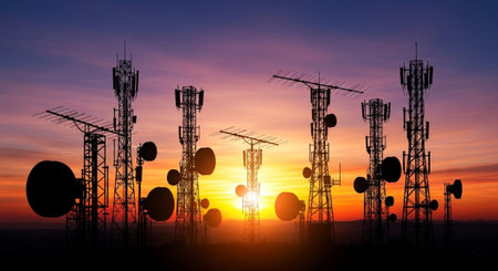 Futuristic Digital Technology Network and Artificial Intelligence Data Communication Background.
