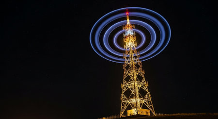 Futuristic Digital Technology Network and Artificial Intelligence Data Communication Background.の写真素材