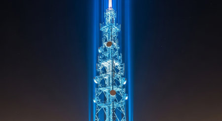 Futuristic Digital Technology Network and Artificial Intelligence Data Communication Background.