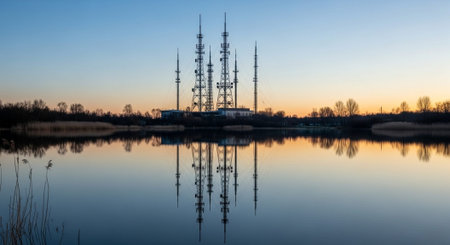 Futuristic Digital Technology Network and Artificial Intelligence Data Communication Background.