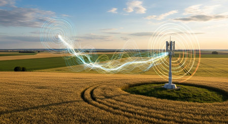Futuristic Digital Technology Network and Artificial Intelligence Data Communication Background.